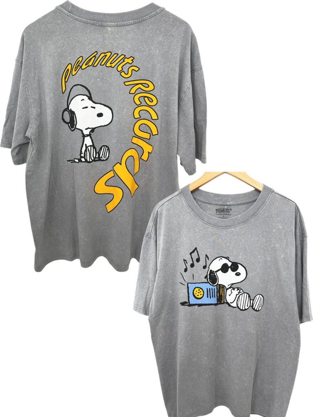 NWOT Peanuts Records Snoopy Men’s T-Shirt Large